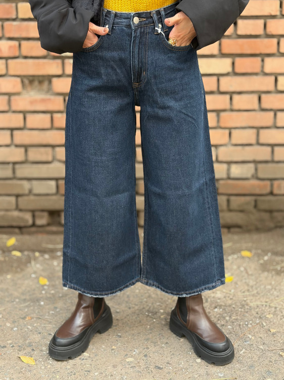 شلوار جین رویال مدل جک پات دمپا زاپ – رنگ آبی تیره