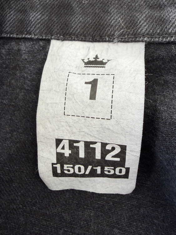 کت جین کوتاه – رنگ ذغالی